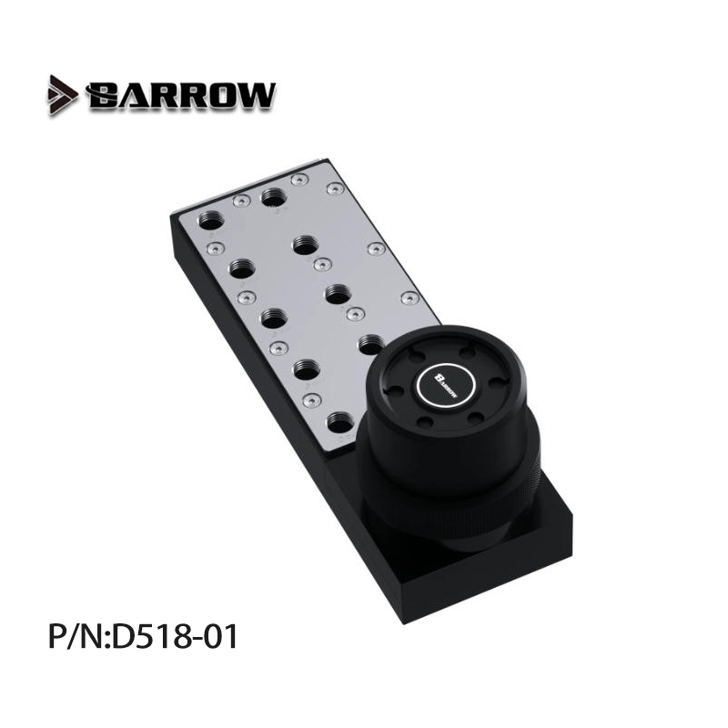 Integrated Pump Reservoir Distro Plate - Barrow DC17-01 Paslanmaz Çelik POM Dağıtım