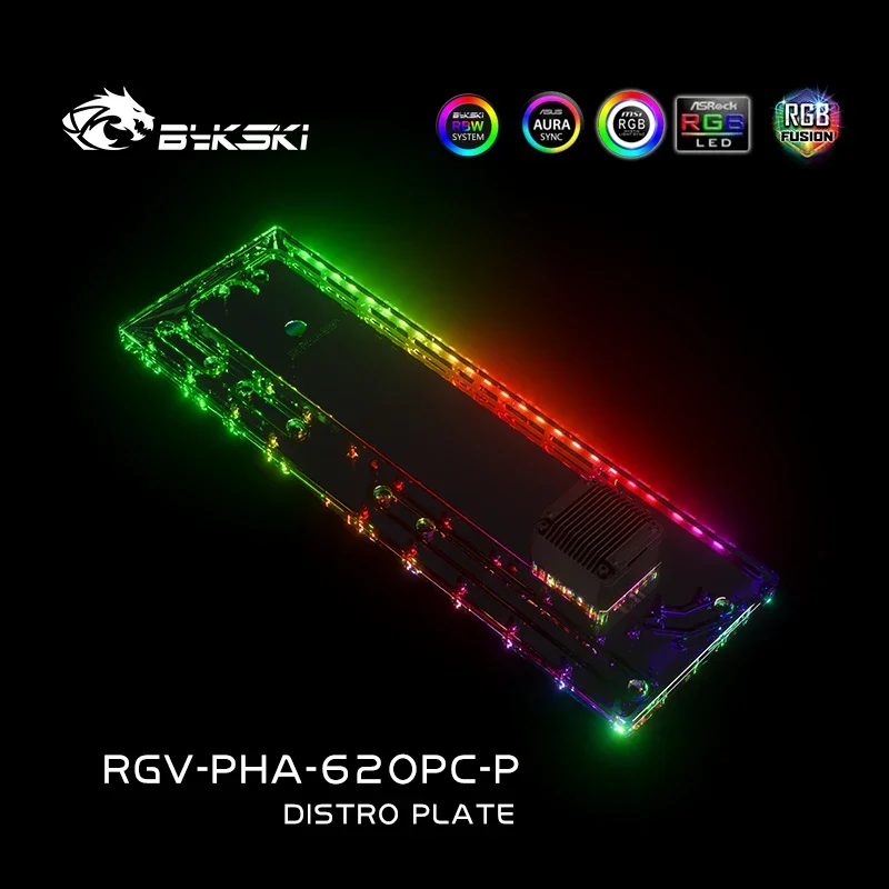 Distro Plate Ddc Pump Combo - Bykski Akrilik Distro Plaka/PHANKTEKS 620PC Kasa